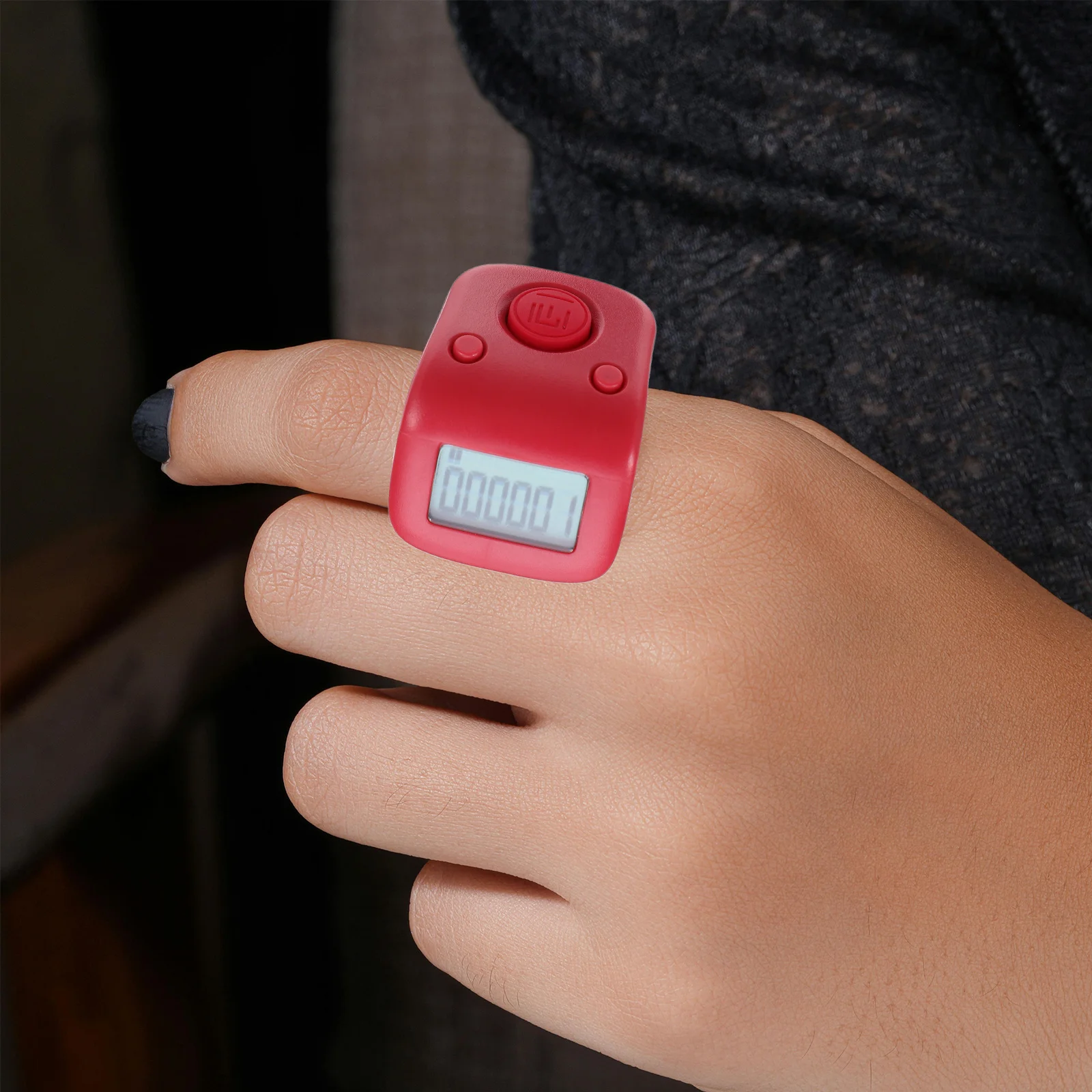 Rechargeable Finger Counter Digital Tally Portable Lightweight Silent Design Widely Used for People Counting Vehicles Tally