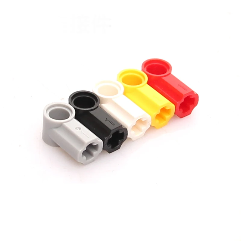 10Pcs MOC Wedo 2.0 Parts 32013 High-tech Axle Pin Connector Angled #1 For Brick DIY Assmble Building Blocks Particle Kids Toy