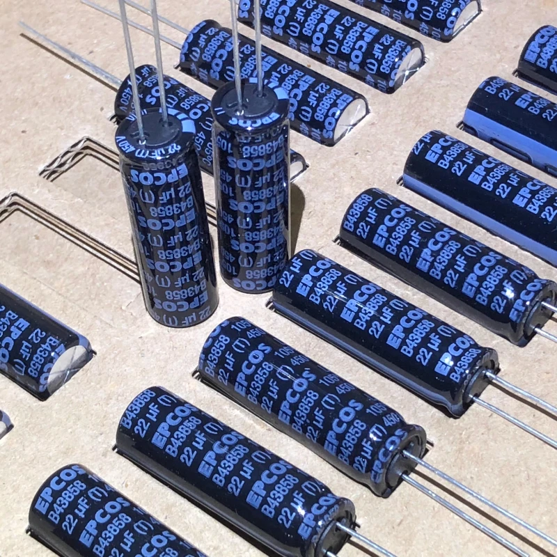 10PCS/LOT  B43858  22UF 450V Audio Electrolytic Gallbladder Machine Electrolytic Capacitor