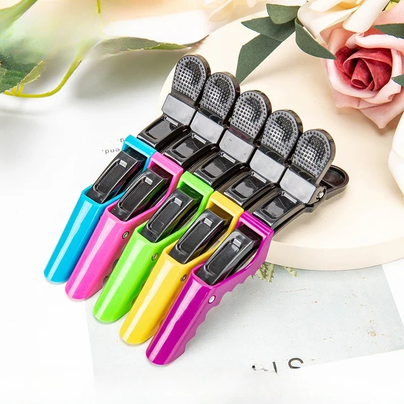 Professional Fashion 6Pcs/Set Hairstyling Clipper Tool Alligator Hair Clip Hairdressing Hairpin Ladies Plastic Hair Clips