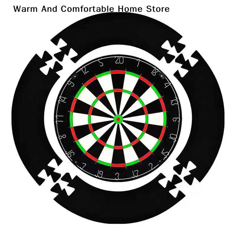 

【W】4Pcs/Set 18in EVA Dartboard Surround Jigsaw Dart Board Protection Ring Removable Wall Dart Board Backboard For Indoor Gaming