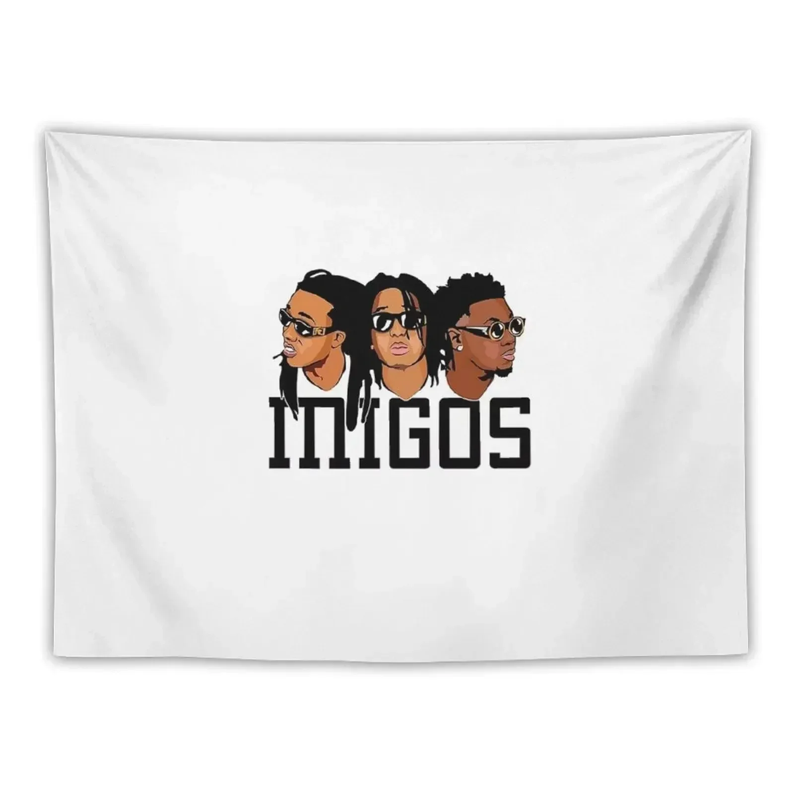 MIGOS T-shirt Tapestry Decorative Wall Murals Wall Decorations House Decorations Tapestry