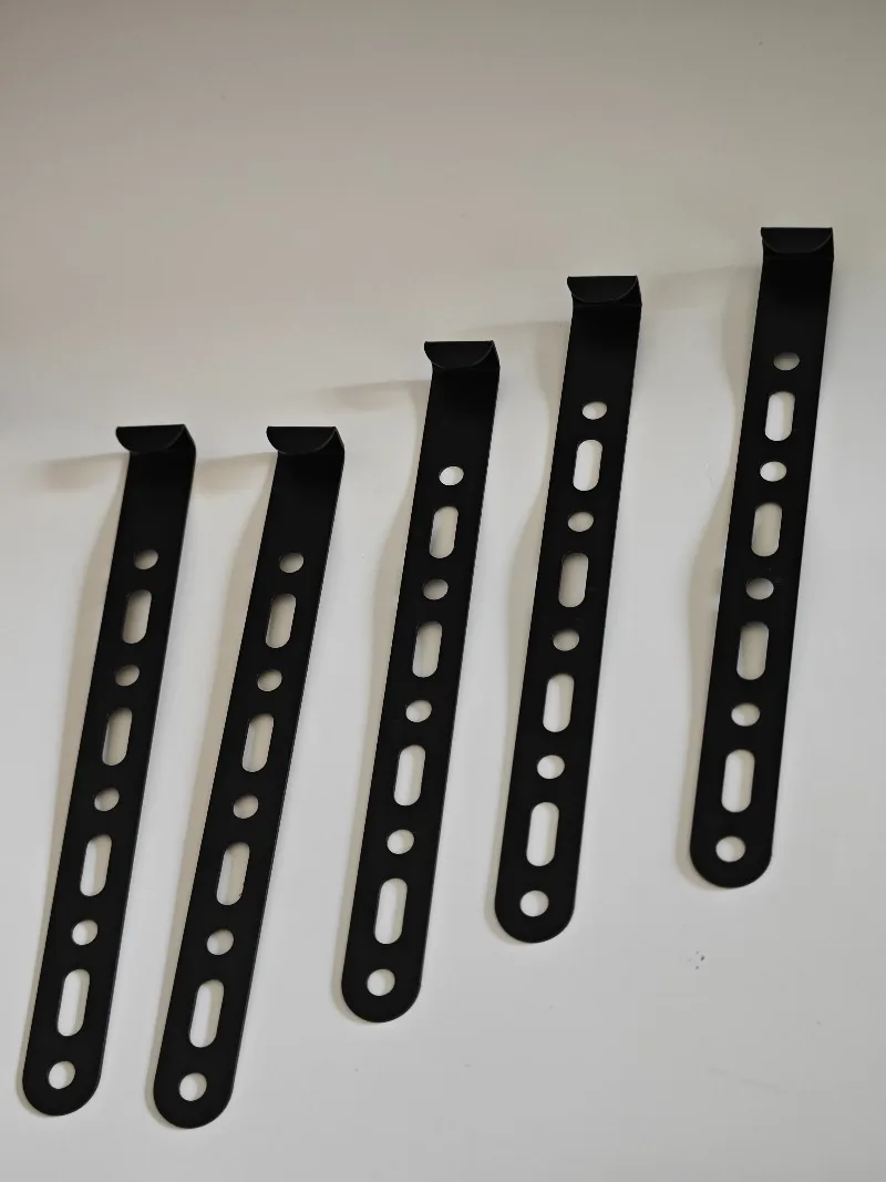 Car mushroom head fixing bracket intake filter universal soft aluminum alloy bendable metal strip holder