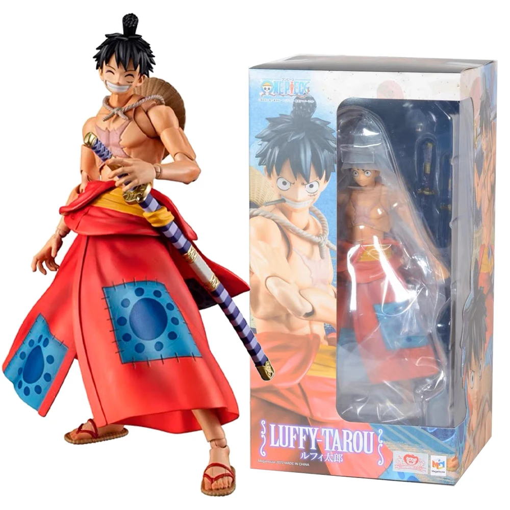 

One Piece Monkey D. Luffy Taro Megahouse MH VAH Wano Country Chapter Anime Action Figure Collectible Toy Birthday Present 17.5cm