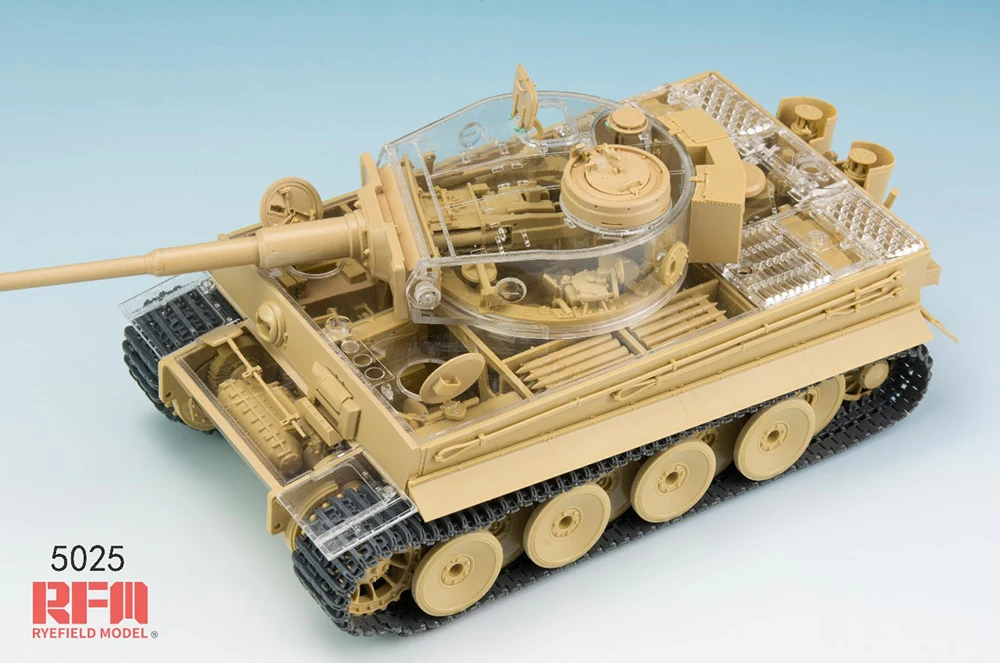 w/Fully Interior [Ryefield Model] RFM RM-5025 1/35 Tiger I Clear Parts Ver.