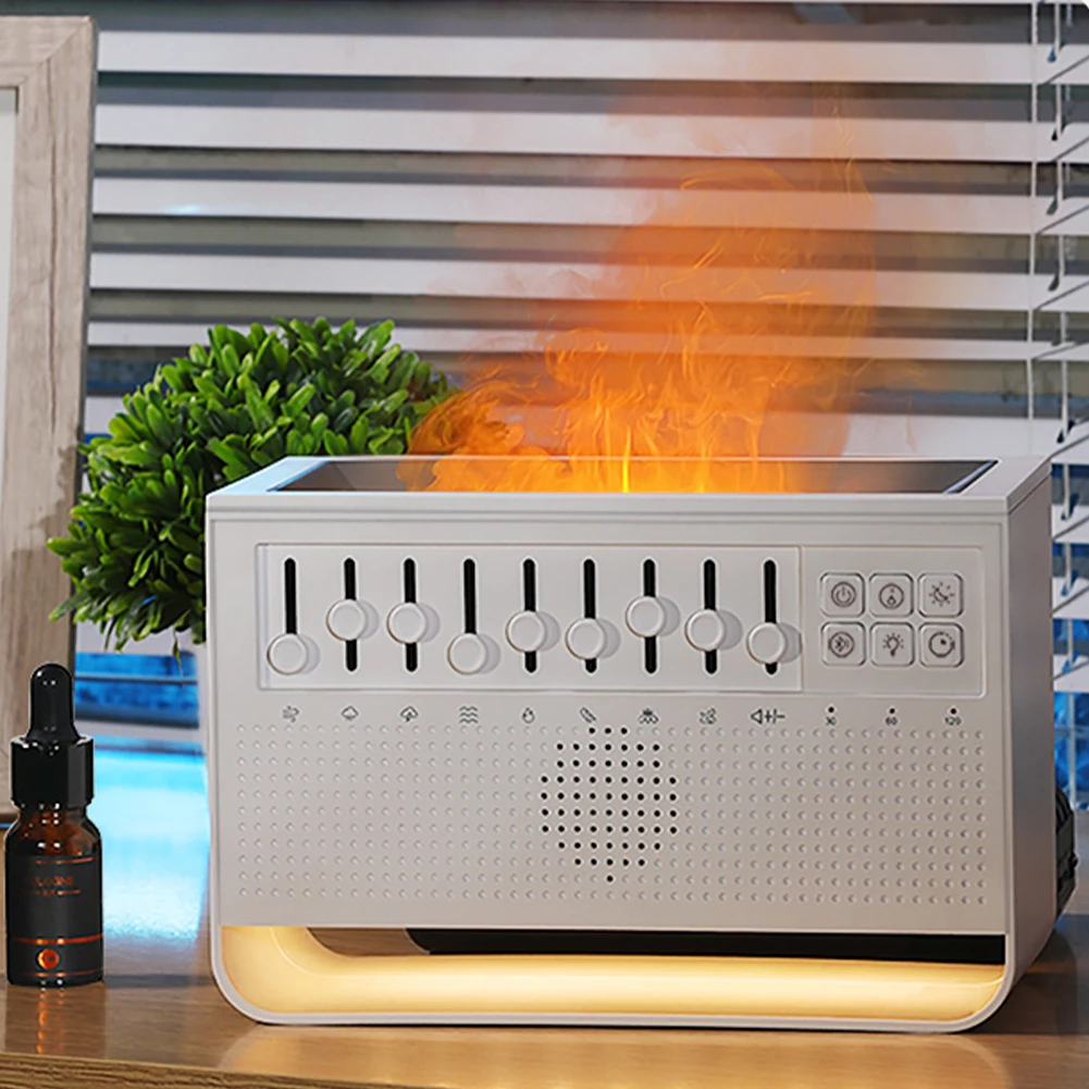 Динамик с белым шумом, портативный Bluetooth-совместимый динамик с 8 звуками природы, увлажнитель для ароматерапии для йоги, медитации