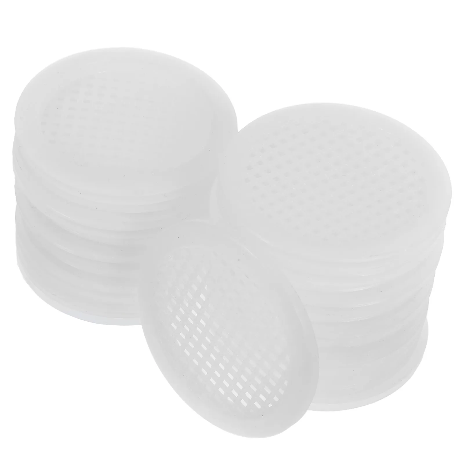 20Pcs Round Cabinet Vent Holes Plastic Air Vent Covers for Furniture Ventilation Breathable Design Easy Clean Versatile Use Home