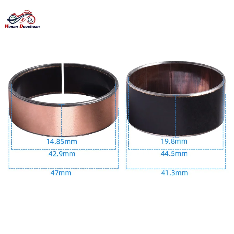 Fork Guide Bushing Bronze Kit For Honda CRF 250 300 NC XL 750 VFR 800 CBR CB CMX NT 1000 1100 1300 Rebel Transalp Fireblade - view 2