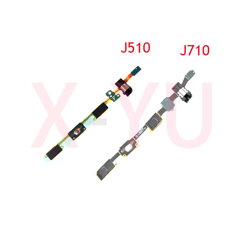 For Samsung Galaxy J5 J7 2016 J510 J510F J710 J710F Home Button Return Sensor Menu Headphone Audio Jack Flex Cable