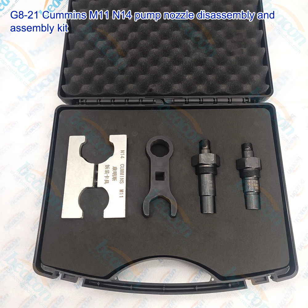 G8-21 Cummins EUI M11 N14 pump nozzle injector disassembly and assembly tool set