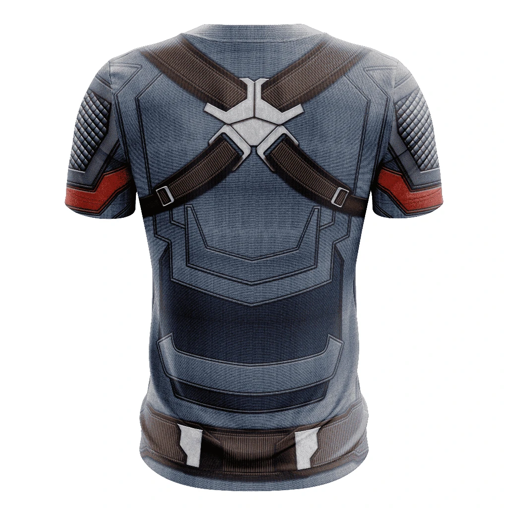 Classic Captain America Superhero 3D Printed Clothing T-shirt Daily Street Fashion Personality Trend Top