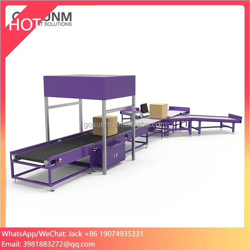 Gosunm 2022 DWS Machine For E-commerce By Scan Camera Dimensioning And Sorting System For E-commerce By Scan