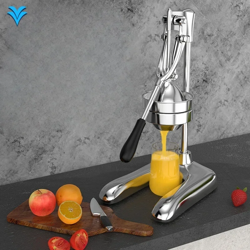 

Коммерческая ручная соковыжималка из нержавеющей стали для домашнего использования, ручная ручная соковыжималка для фруктов, овощей, граната, сока, металла для