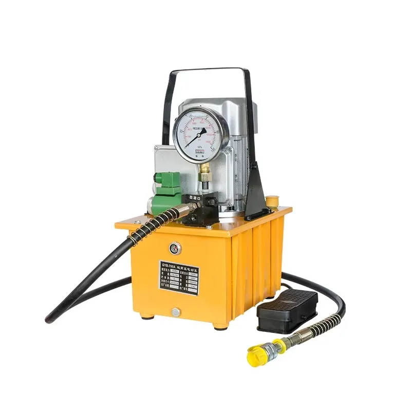 0.75kw High Quality Single Stage Electric Hydraulic Pump Pedal Control Unit Single Circuit Hydraulic Pump For High Pressure