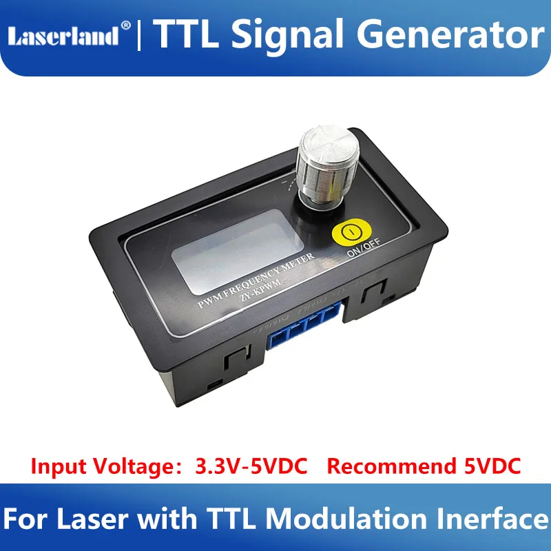 PWM Pulse Adjustable Frequency Duty Cycle TTL Laser Signal Generator Square Wave