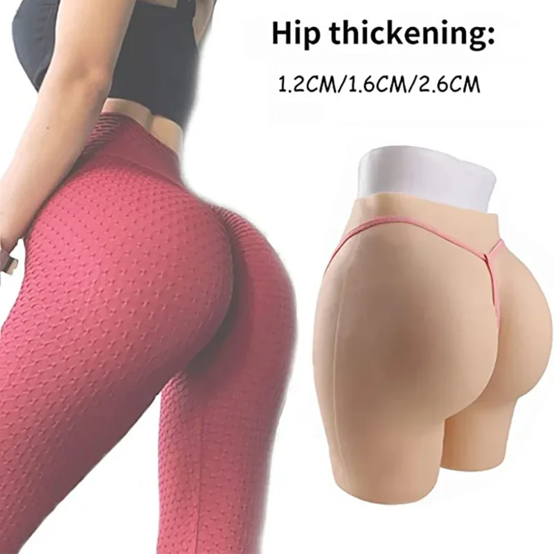 Silicone Pants with Hip Shaping Control Plump Buttocks Wide Span Shorts Thick Buttocks