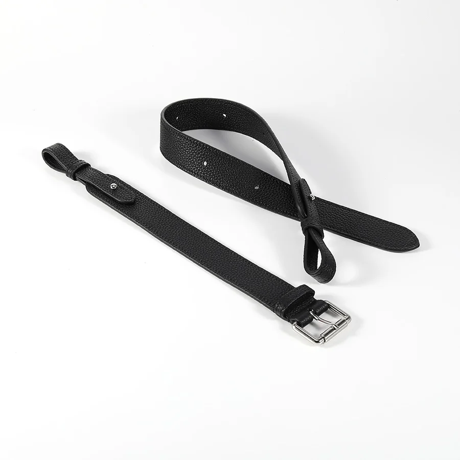 حزام كتف جلدي لحقيبة ليندي، ملحقات حقيبة كروس بديلة قابلة للتعديل من جلد البقر الأصلي #2