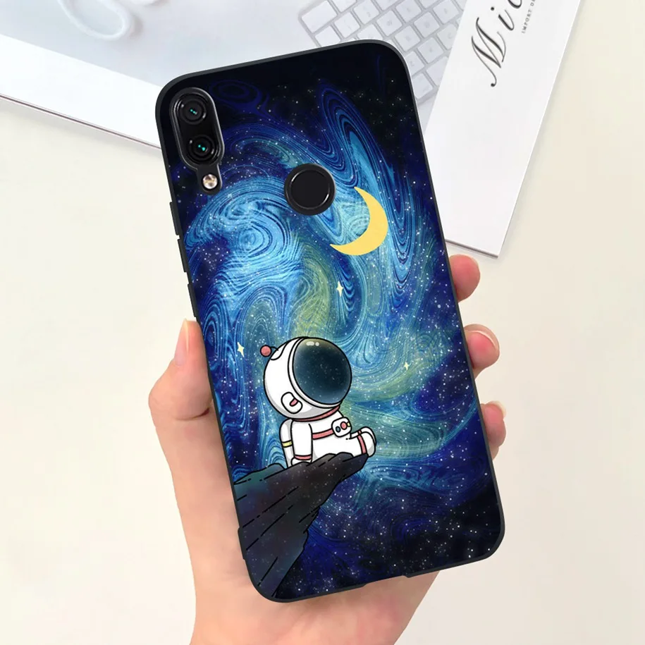 For Xiaomi Redmi Note 7 Pro Case on Redmi Note 7 Soft Silicone Cartoon Cover For Xiaomi Redmi Note 7 Coque Note7 Pro Case Fundas