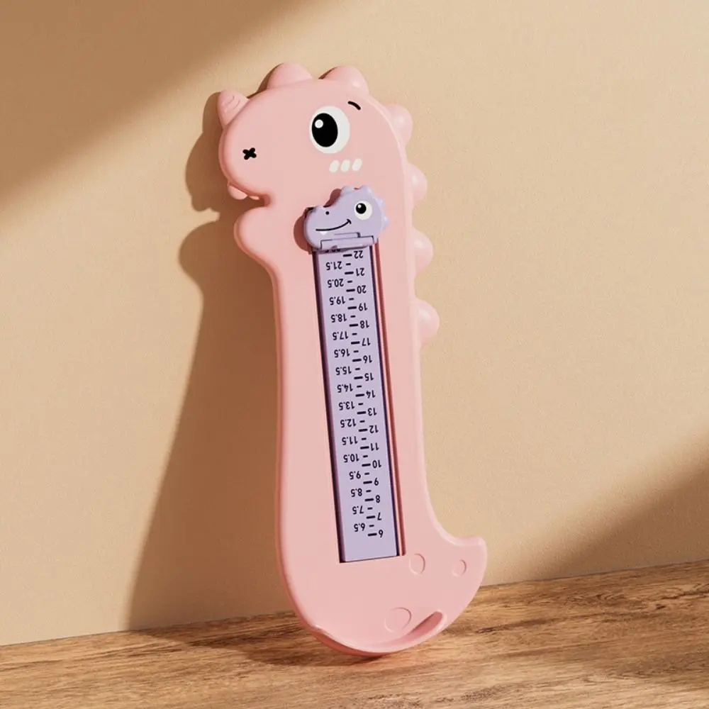 

Foot Length Measure Instrument Shoes Fittings Gauge Cartoon Sliding Baffle Clear Scale Wear-resistant Easy To Use Toddler
