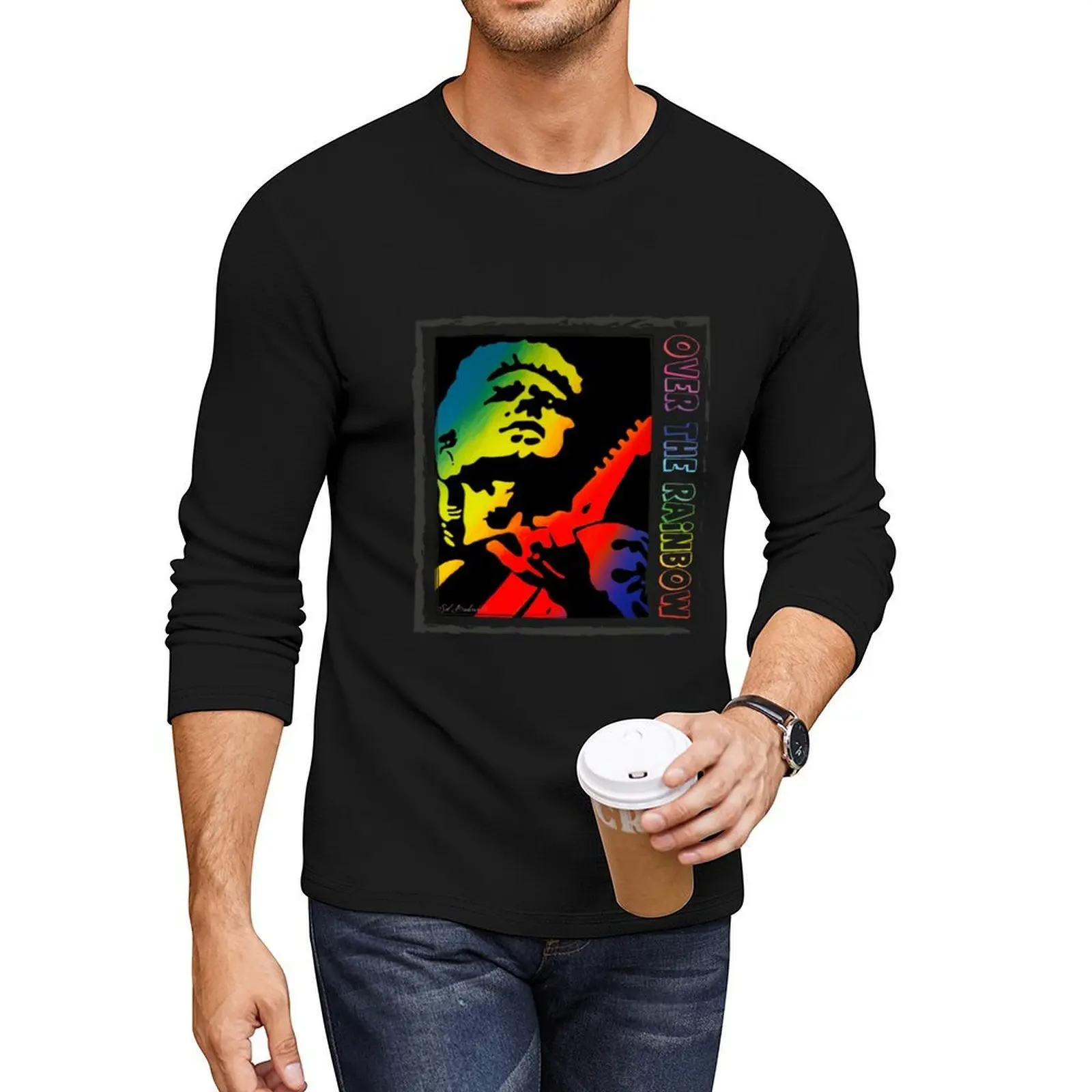 

Over The Rainbow Billy Thorpe Long T-Shirt custom t shirt sweat shirts graphics t shirt shirts graphic tees Men's clothing