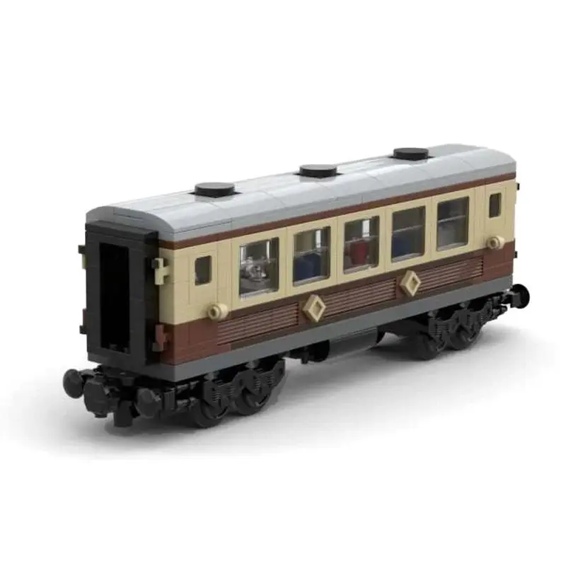 Treinhabine Geschikt voor 10194 De Emerald Night Train Bricks Model Moc City Car Carriage Bouwstenen Creatief Idee Expert ​ Speelgoed