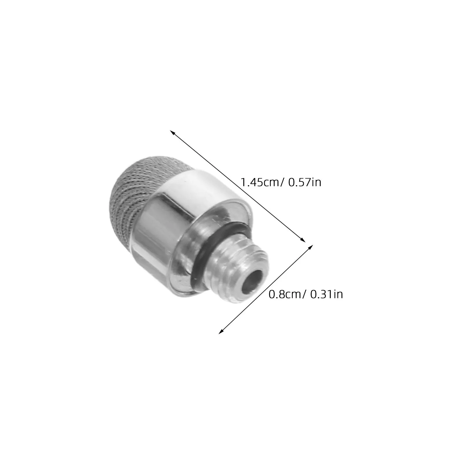 10Pcs Stylus Tip Refills Threaded M5 Aluminum Nibs for Capacitive Touch Screens Precise Response Compact Portable