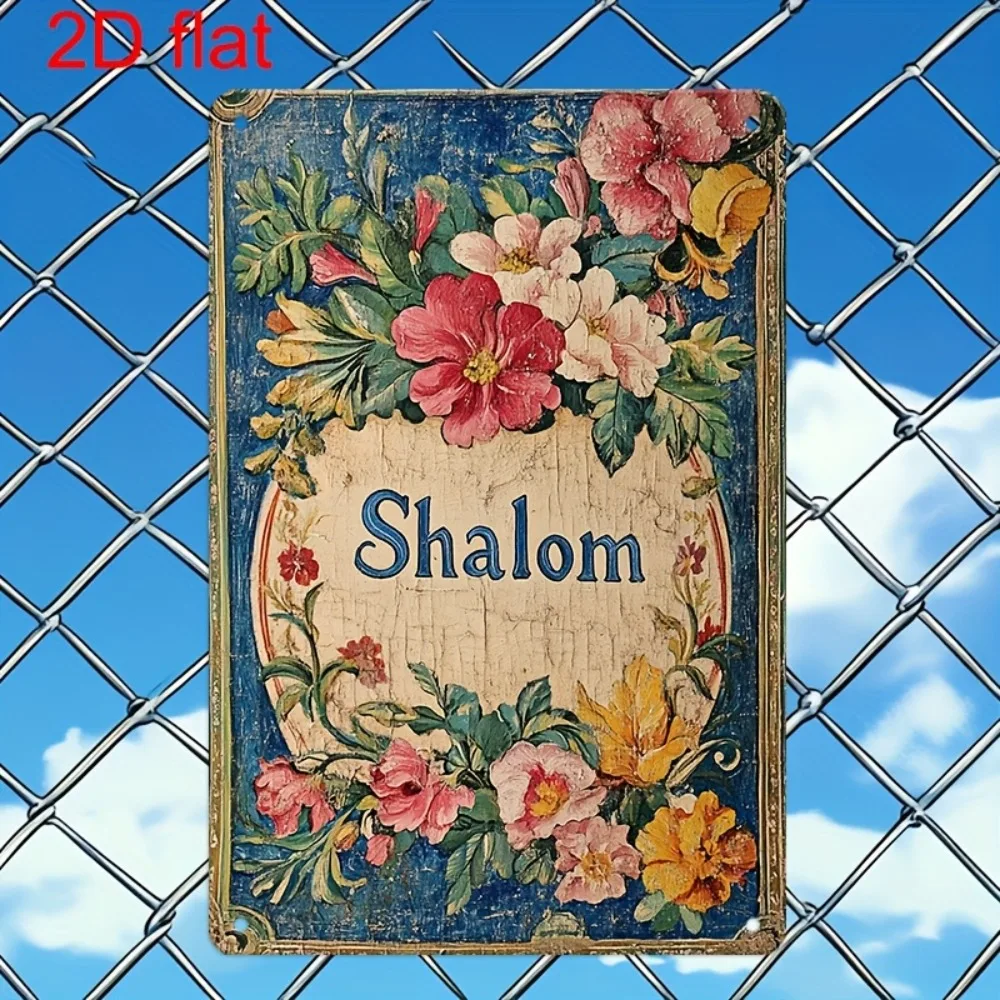 CIFBUY Vintage Floral Shalom A – Home Office Art recenzja i cena