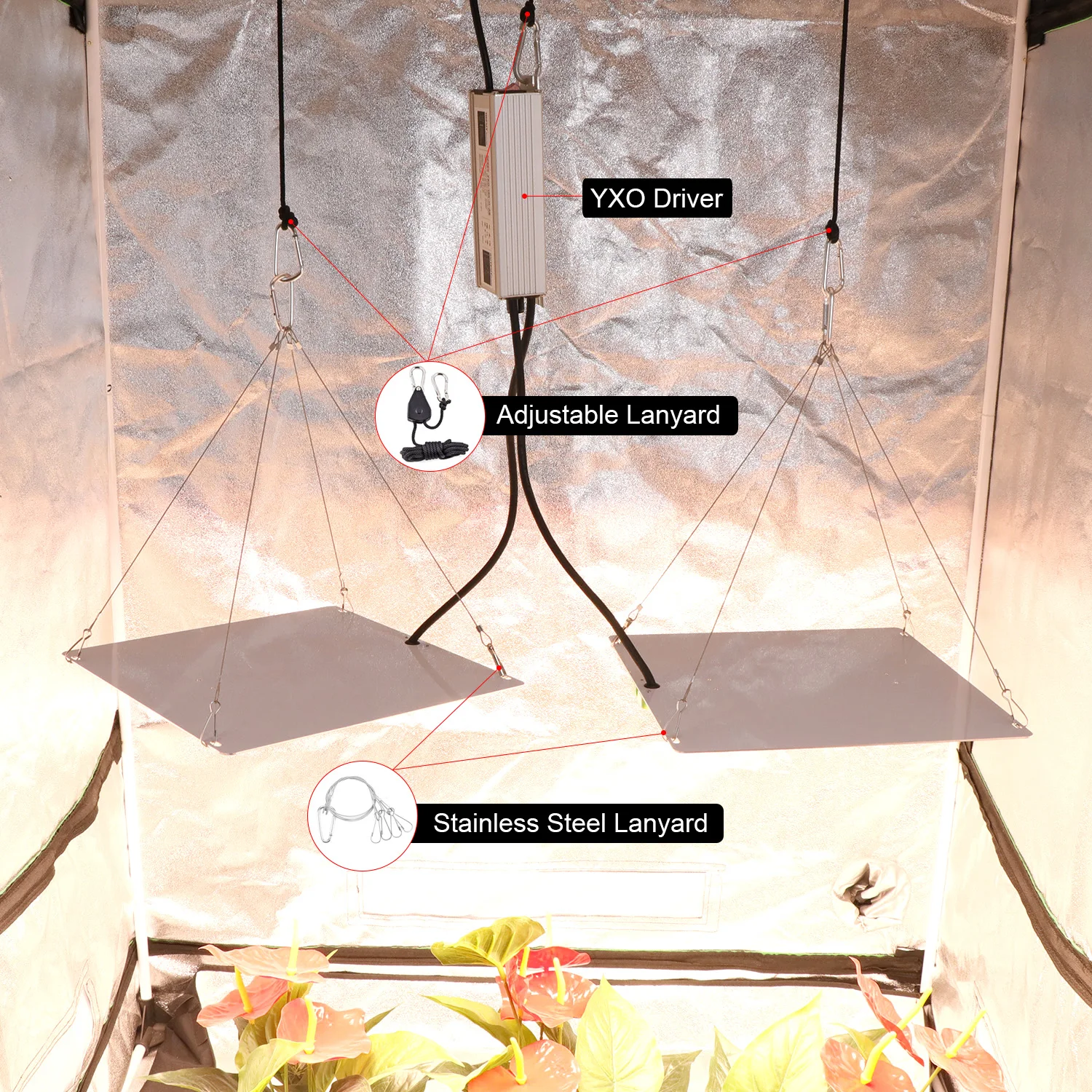 Imagem -06 - Full Spectrum Led Grow Light Regulável Lm301h Evo Phytolamp Plantas Hidropônicas Tenda Estufa Veg Flor 85265v 130w 180w