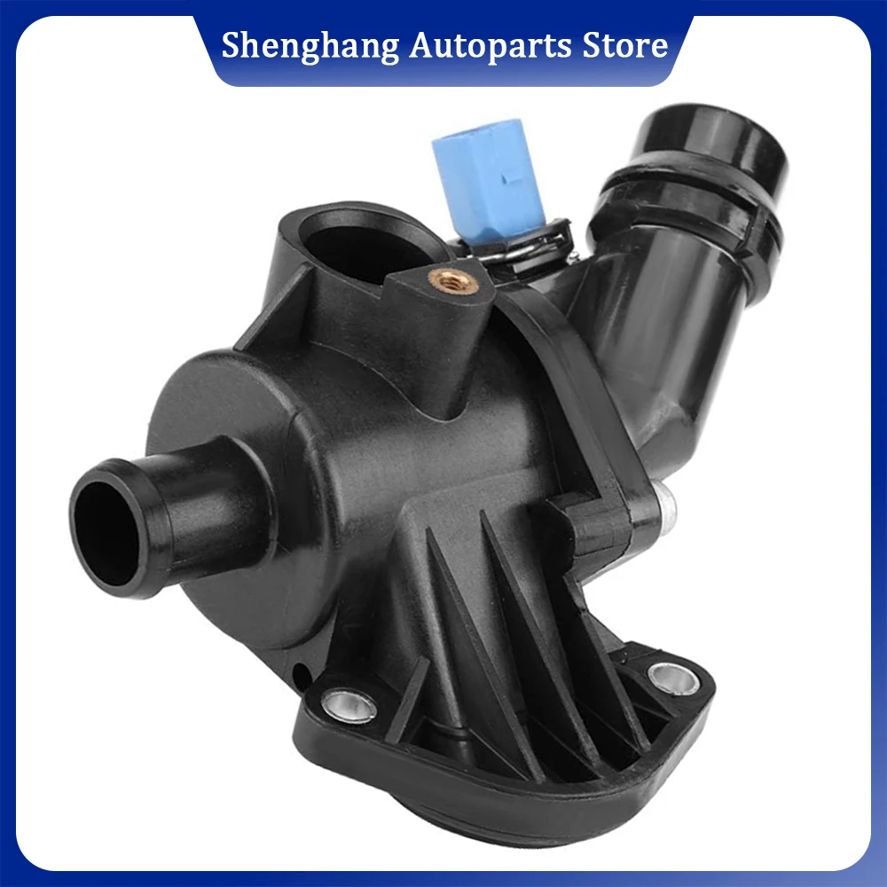 Conjunto 06B121111K da carcaça do termostato do líquido refrigerante do motor 06B121111G 06B121111H para Audi A4/S4 A6/S6 VW Passat