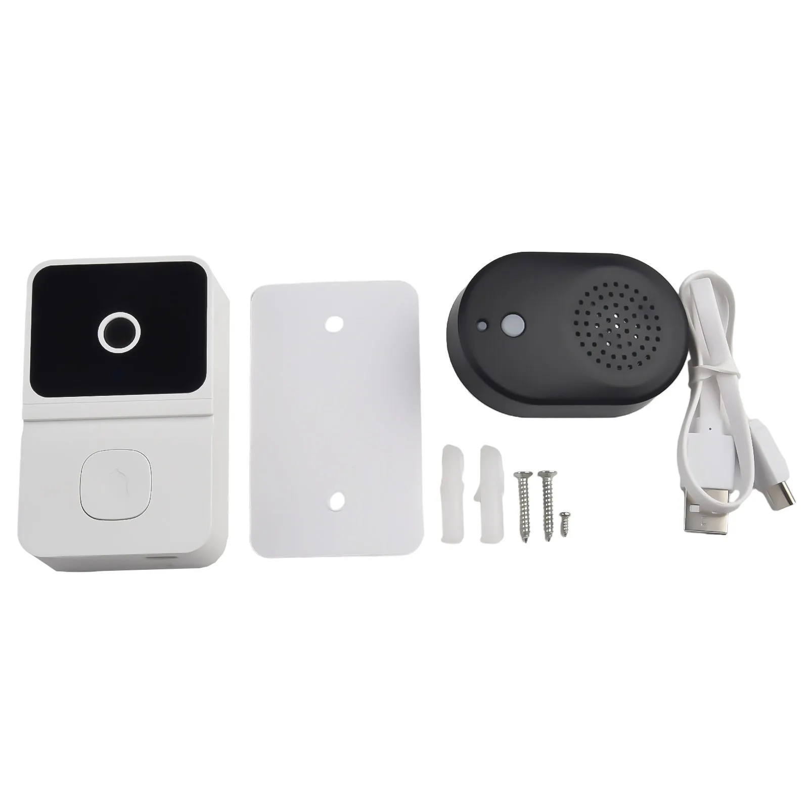 Door Ring Doorbell Spare Parts Video White/black WiFi Accessories Bell Camera Phone Security Wireless Intercom