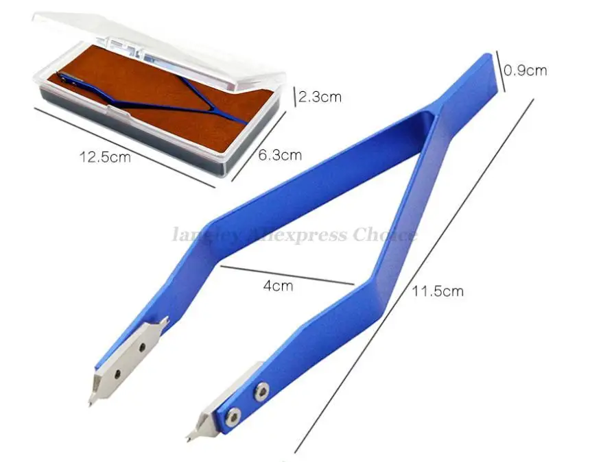 7825 V Spring Bar Remove Tool Stainless Steel for Rolex Watch Spring Bar Metal Tweezers for Watchmaker Repair Watch Accessories