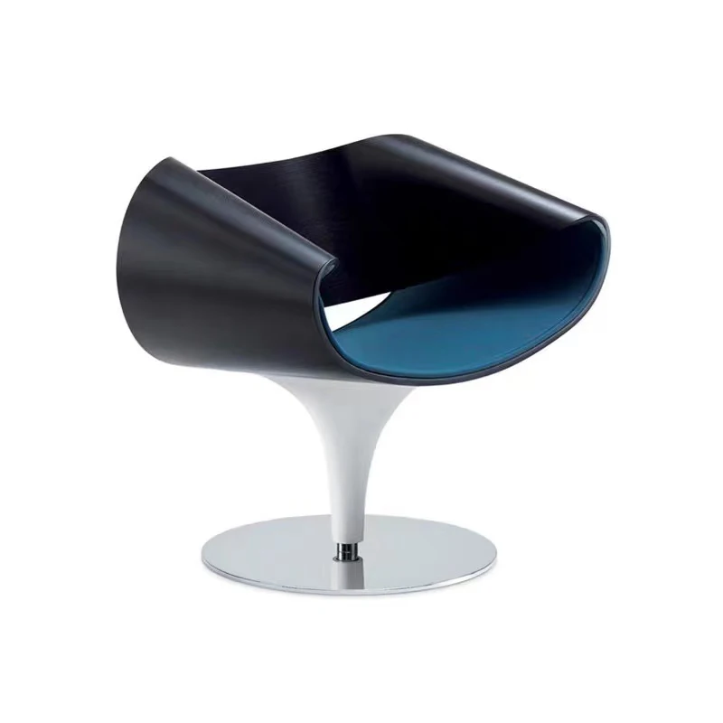 

Nordic modern villa, designer creative fiberglass, backrest single simple special-shaped, artistic streamer chair