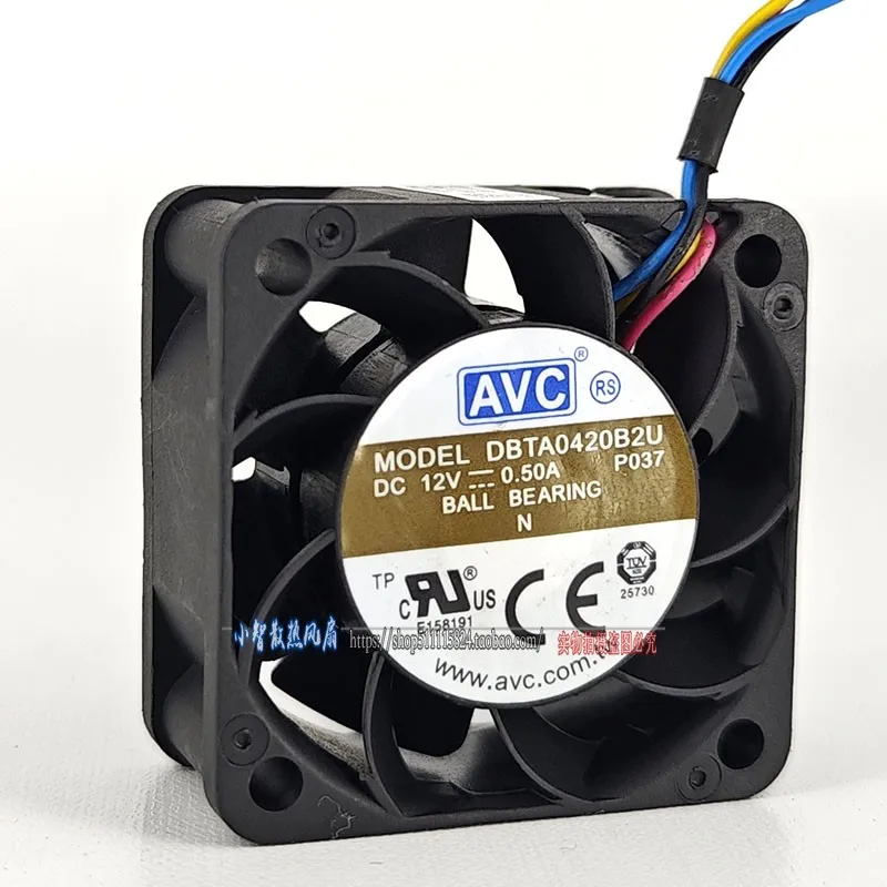ORIGINAL DBTA0420B2U 12V 0.50A 4020 40*40*20mm NEW COOLING FAN RADIATOR