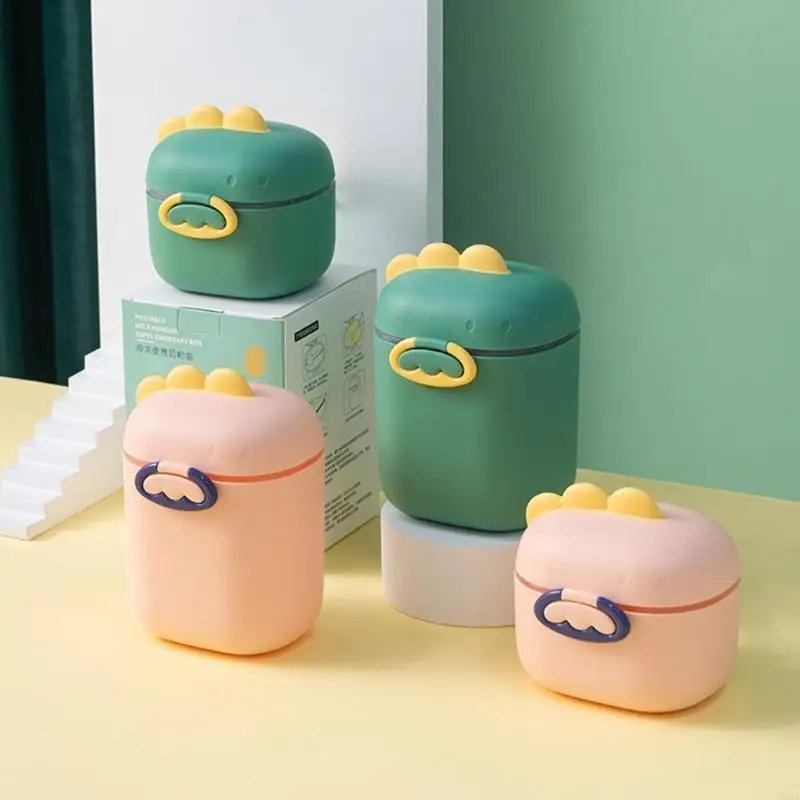 D5QA 400ml/800ml Baby Formula Dispenser with Milk Powder Storage Box Infant Essential Cereal Snacks Container for Toddle