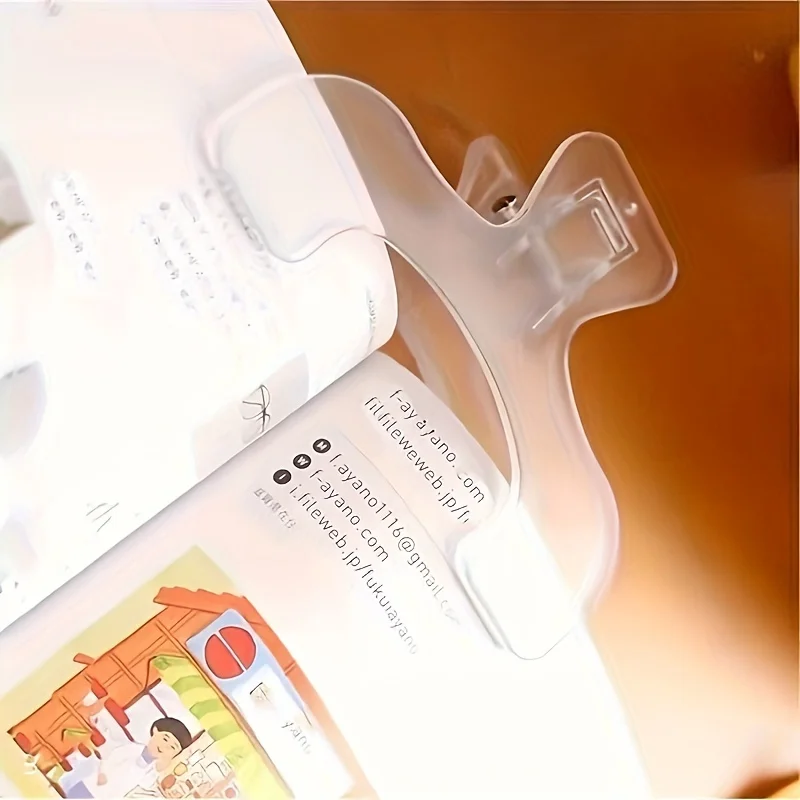 Cover Head Book Clip, Page Turning Photo Clip, Practical Note Clip, Fixed Book Clip