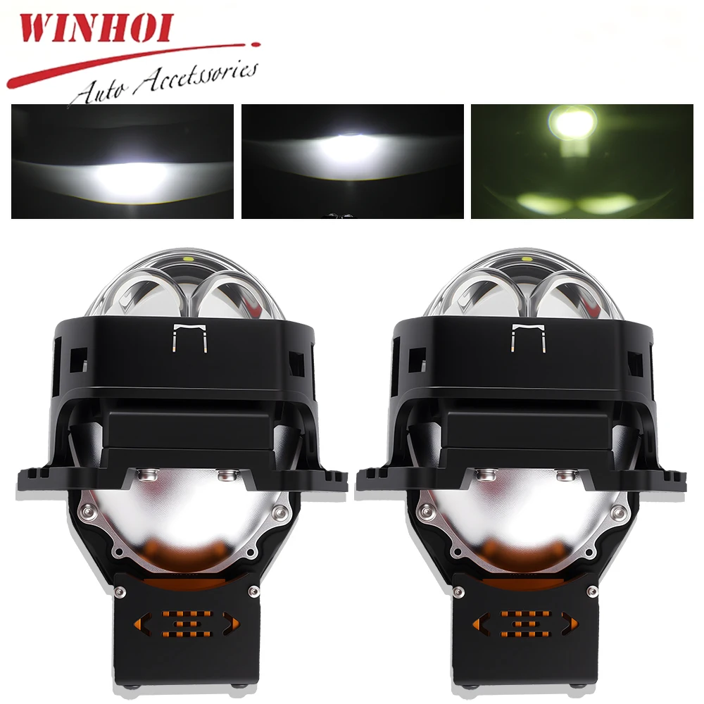 

3,0 двухсветодиодные линзы проектора, фара для Hella 3R G5 6500K, белая 3-дюймовая линза, универсальная автомобильная фара, модернизированный комплект проектора