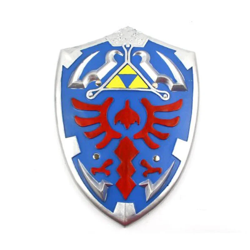 Hylian Escudo Cosplay Prop Blue sword Shield PVC Material view 4