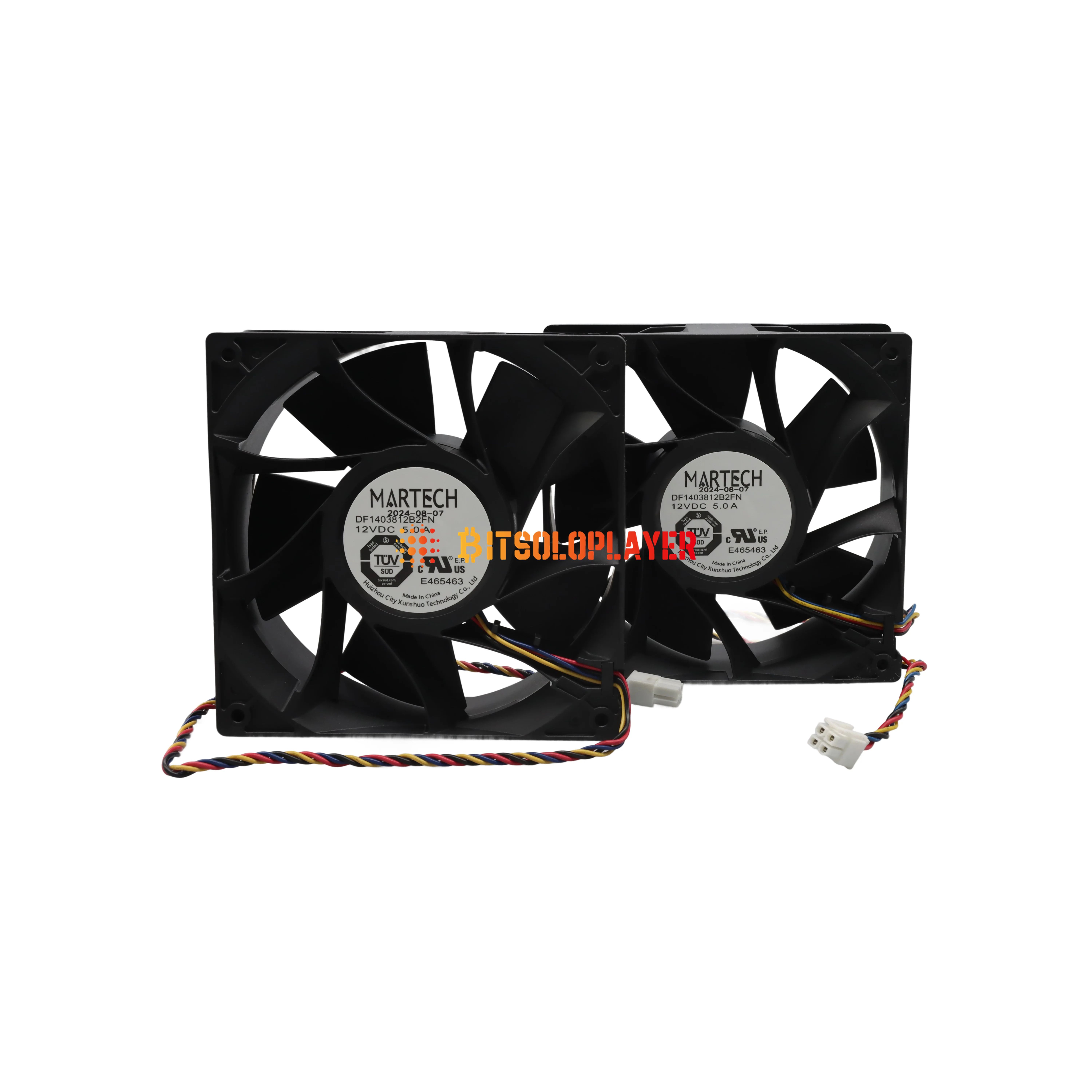 مروحة Bitmain الرسمية Martech 6400rpm مقاس 140*140*38 ملم لـ Antminer S21Pro S21xp S21+