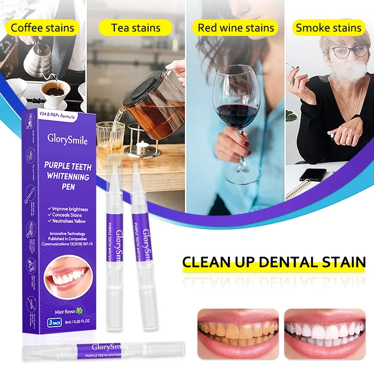 

Teeth Whitening Pen Whitener Bleach Essence Gel Remove Plaque Stains Oral Hygiene Clean Tooth Cleaning Serum Kit Brighten Teeth