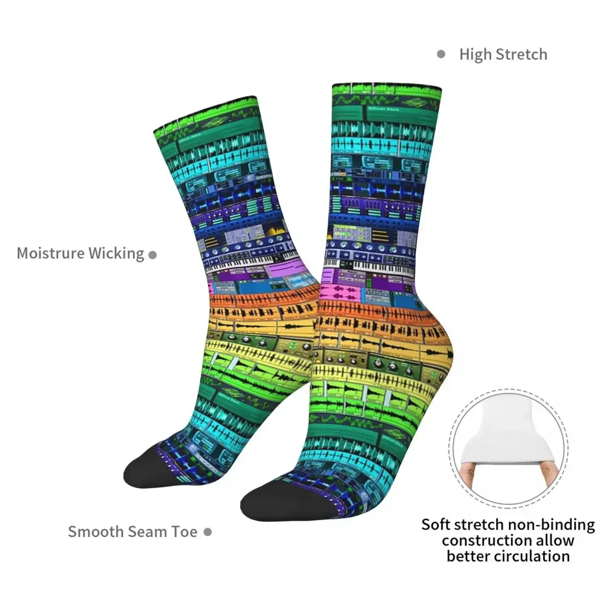 Producer's Choice Socks Harajuku Sweat Absorbing Stockings All Season Long Socks Accessories for Man's Woman's Birthday Present