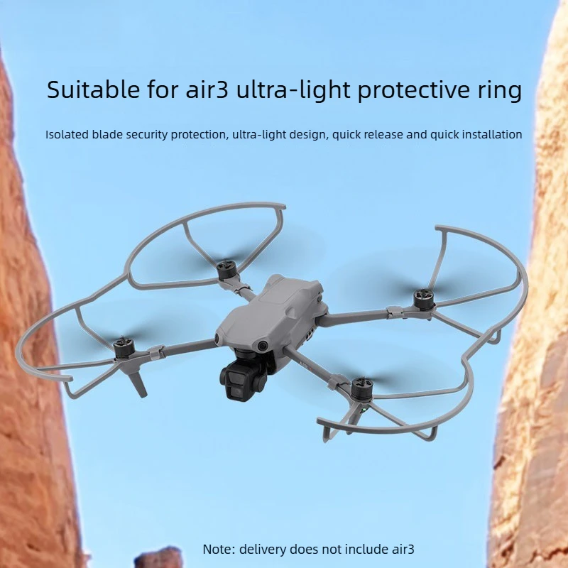 Compatible with DJI Air 3 / 3S: Propeller Guards, Anti-Collision Storage Case, Lens Cover, Landing Pad, and Accessories