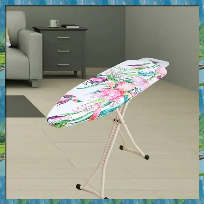 AB07 ГОРЯЧИЙ 140X50 СМ Spring Bird Series Цифровая печать Гладильная доска Крышка Теплоизоляция Полиэстер Подходит для большинства размеров