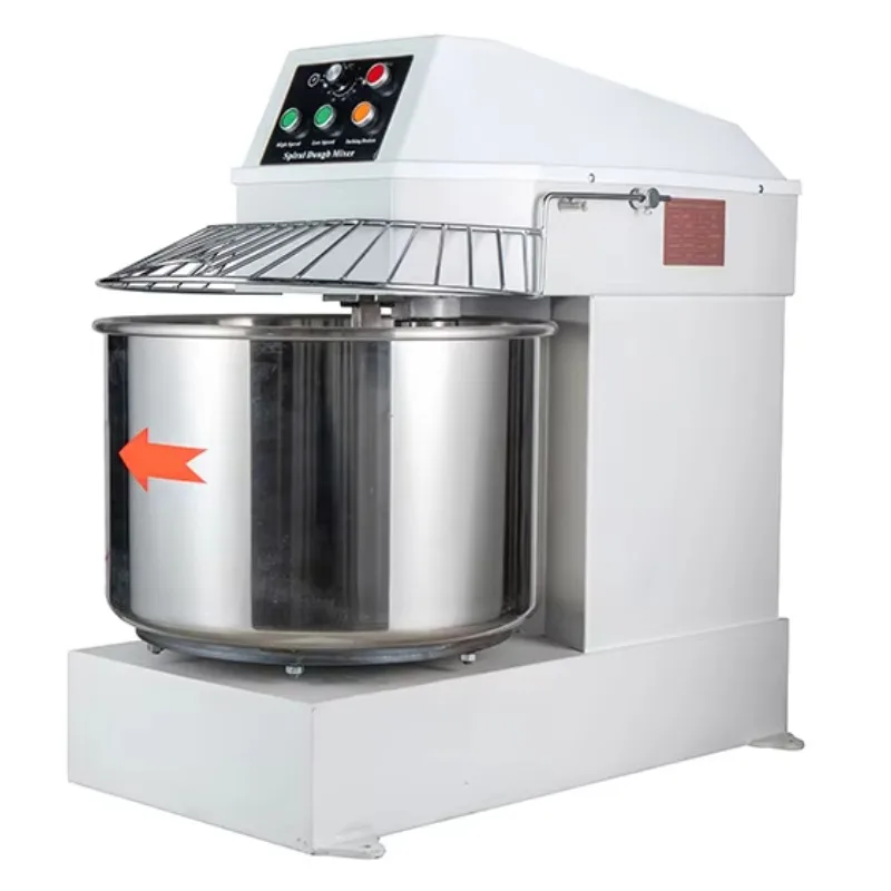 HS60A Double Speed Heavy Duty 60L 25kg Electric Spiral Bakery Dough Mixer