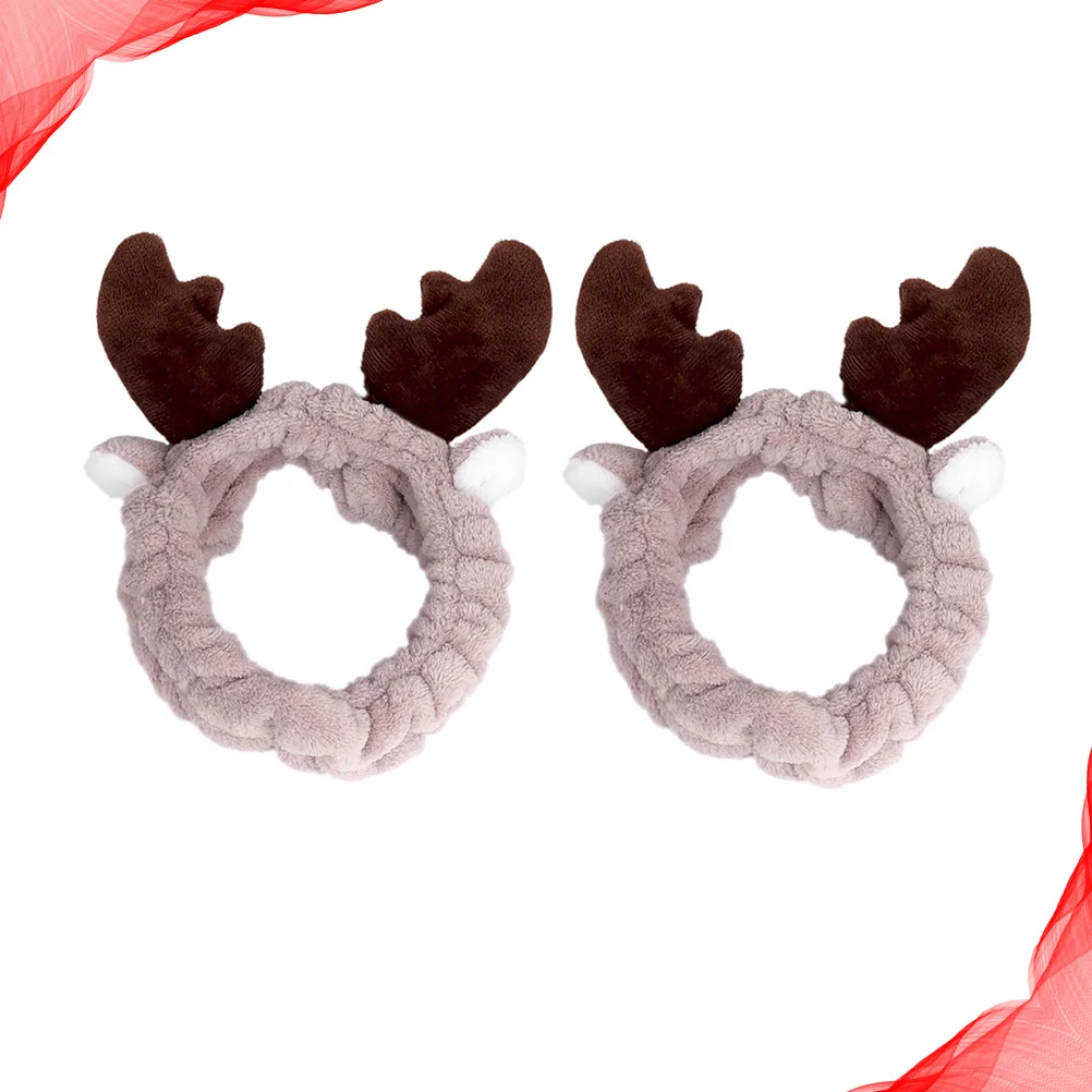 

2pcs Makeup Headwrap Headband Quick Dry Band Hair Accessories Adjustable For Women Headdress Hair Accessories