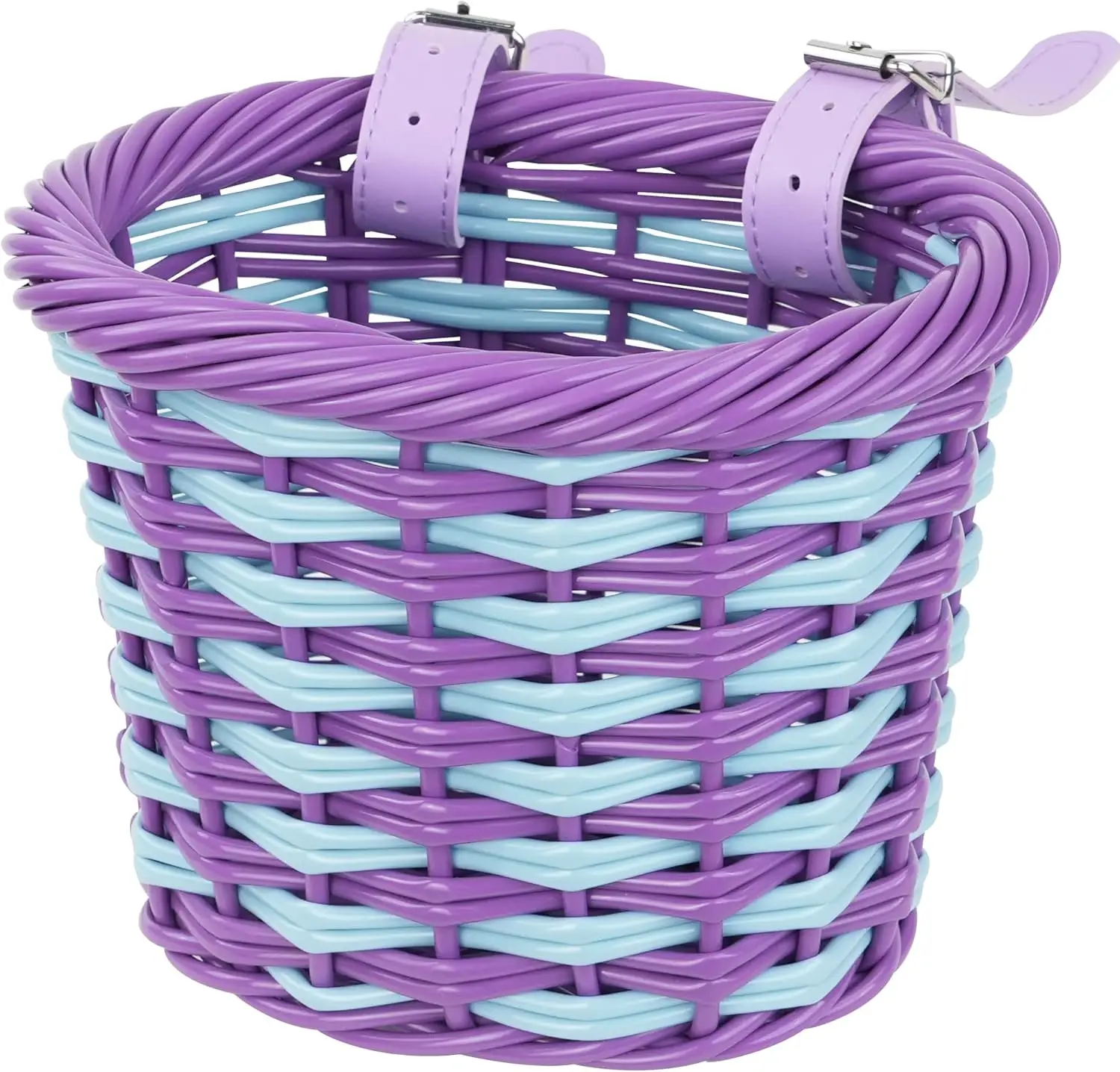ZUKKA Kids Woven Bike Basket Mini Front Handlebar Basket for Balance Bike Scooter Children Bicycle Accessories