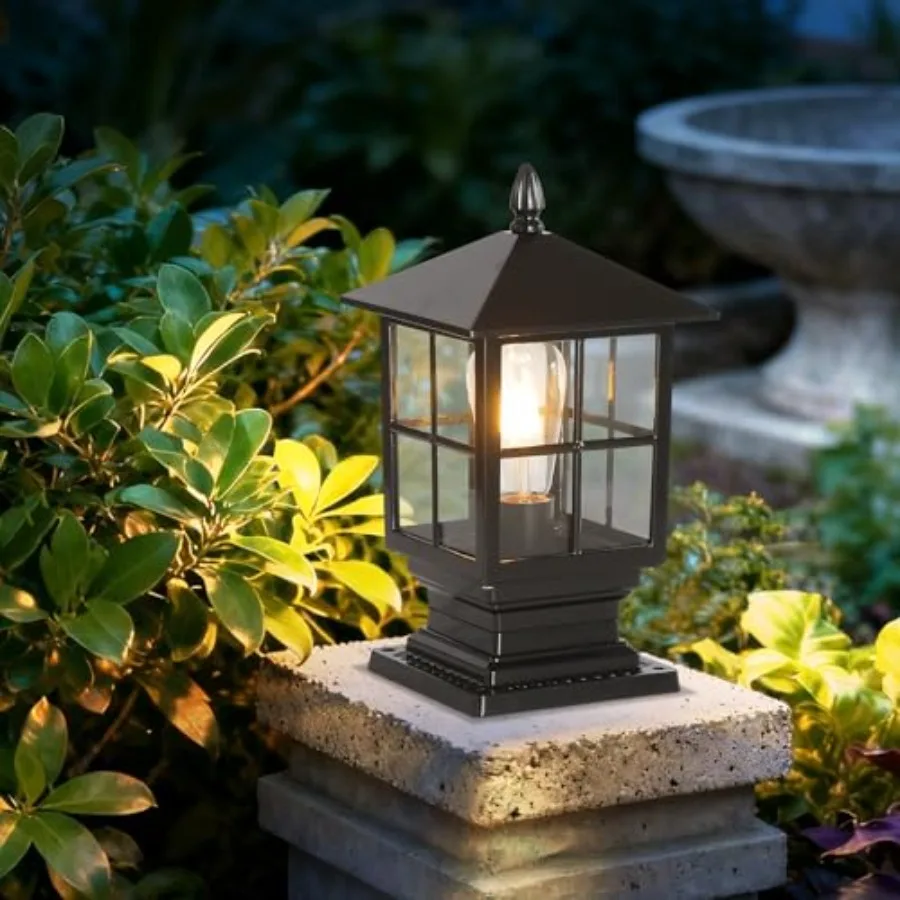 

Outdoor Post Light Fixture, Modern Outdoor Column Lights IP54 Waterproof Aluminum Pillar Lights Outdoor Lighting for Yard Garde
