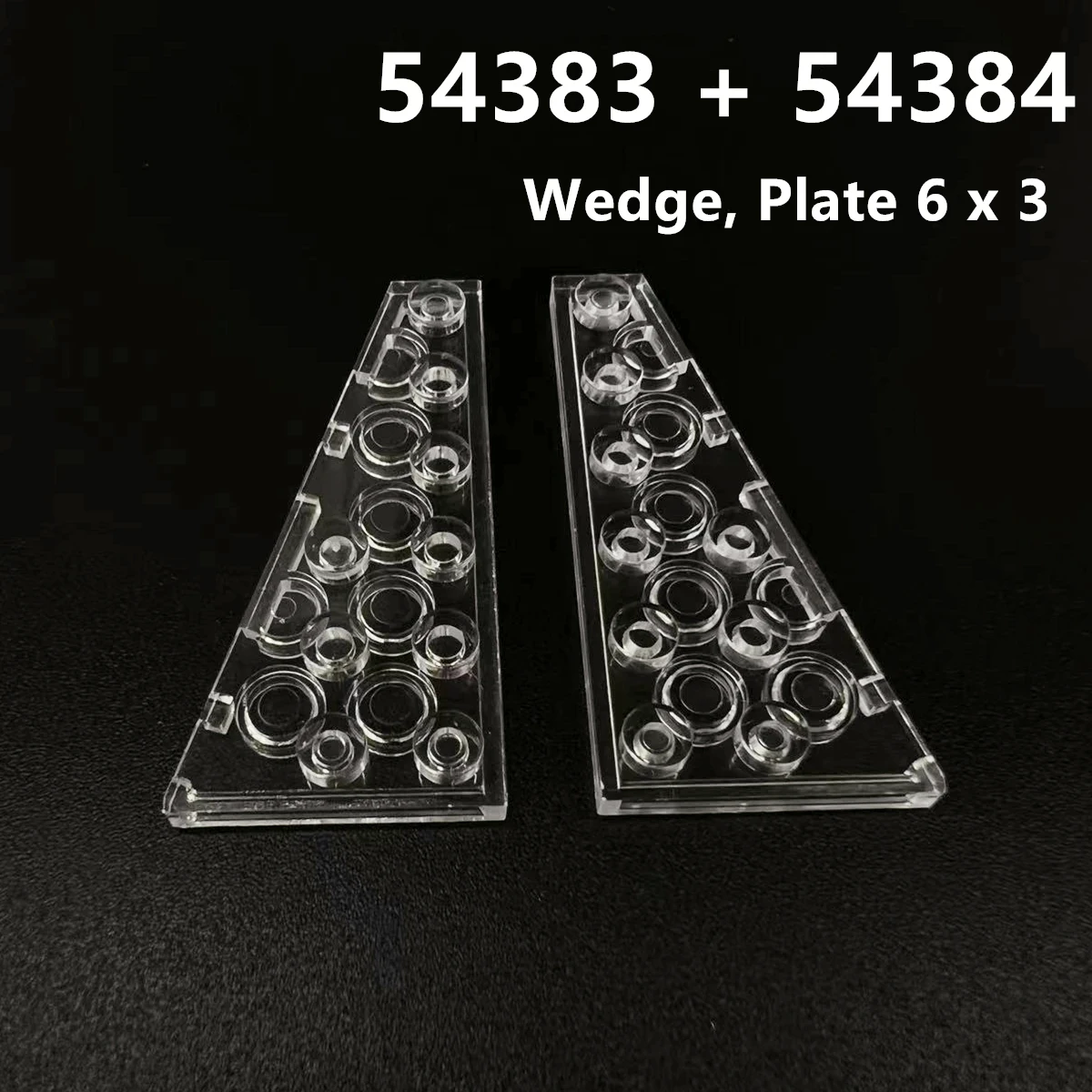 GBC اللبنات لعبة لمجموعة MOC التكنولوجيا الفائقة ، لوحة إسفين ، وحدات السائبة ، GBC ، مجموعات الطوب اليمين واليسار ، 54383 ، 54384 ، 6x3 ، 1 قطعة