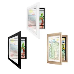 Artwork Picture Frame Front Opening Artwork Display Storage Frames 5.9x4.3 Inner Frame for Kids Drawings Artworks Art Projects