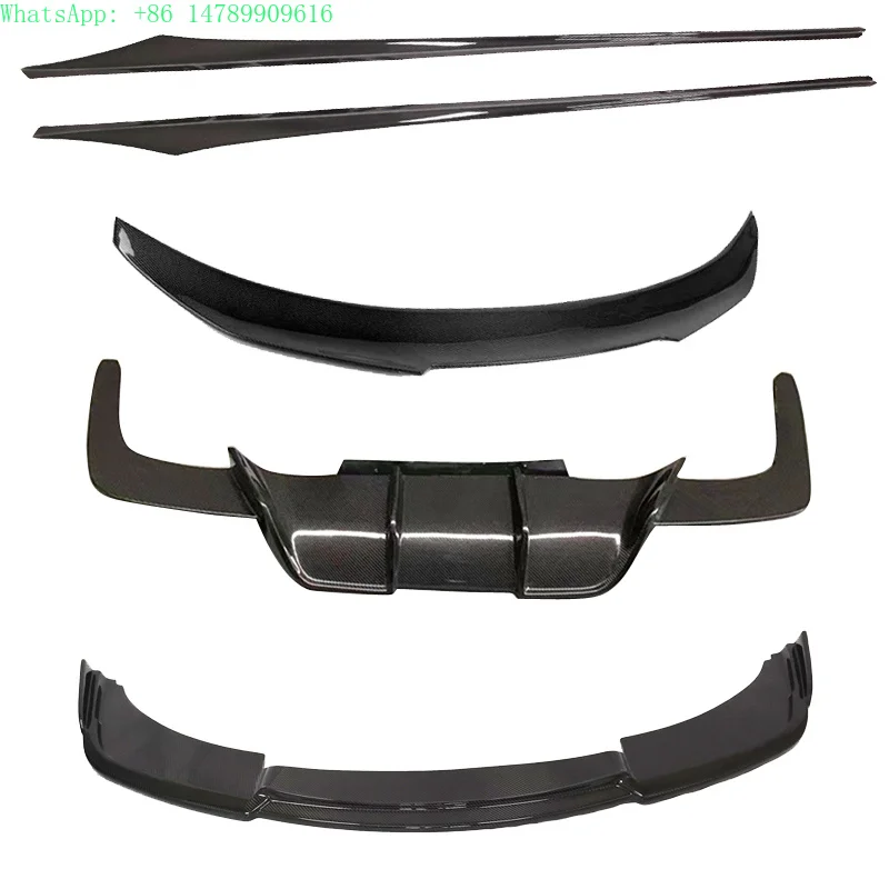 Full Custom Build With Old-to-new Body Kit ConversionNew High Quality V-style F06 M6 F13 Carbon Fiber Front Lip Side Skirt Rear