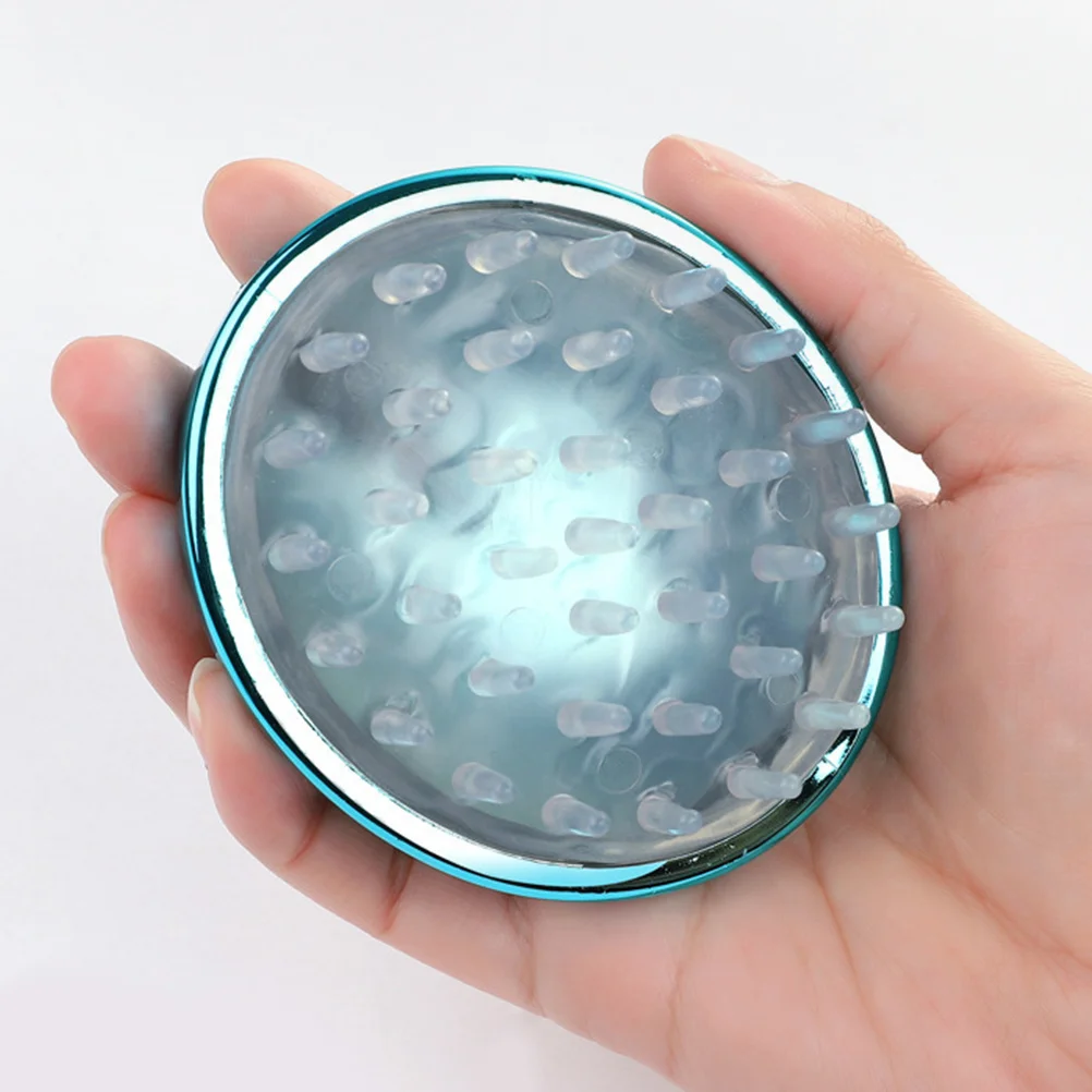 

3pcs Silicone Scalp Massage Brush For Bath Shampoo Scrubber Hair Exfoliator Tool Shower Scalp Cleaner Comb Set